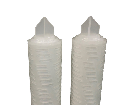 0.1 - 20um OD 68.5mm PP Pleated Filter Cartridge For RO Water Treatment