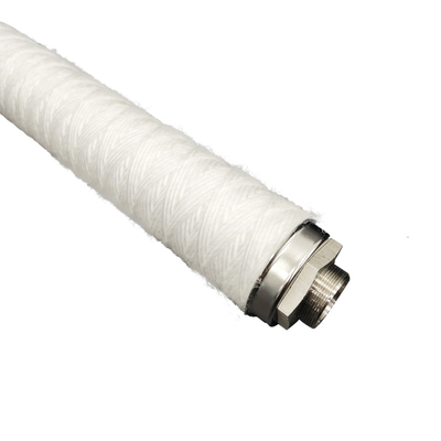 25MM String Wound Filter Cartridge Max Operating Temperature 85°C Max Operating Differential Presssure 2.456bar