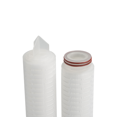 Construction Pleated Filter Element With Polypropylene End Caps