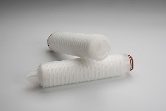 10&quot; Microelectronics Pleated Membrane Filter Cartridge 0.4 - 0.7m2 Filtration Area