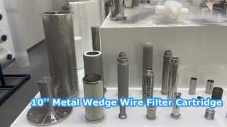 10'' Metal Wedge Wire Filter Cartridge