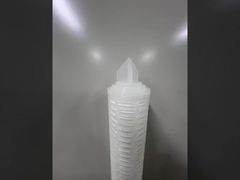 Microporous pleated filter cartridges