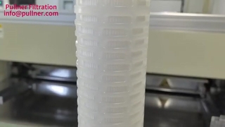 Double open ended   PES Pleated Filter Cartridge for High-Purity Liquid Filtration