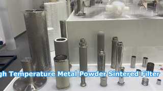 High Temperature Metal Powder Sintered Filter Cartridge