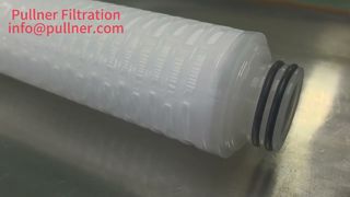 40 inches high quality PP pleated 222 connection filter cartridge