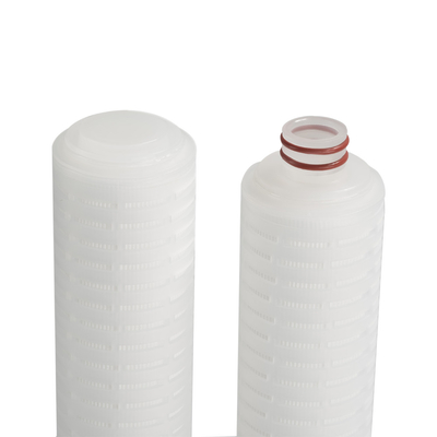 Polypropylene PP Pleated Filter With Seals Max Operating Temperature 82℃