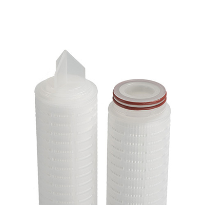 80C Max Operating Temperature Pleated Filtration Cartridge For Industrial Filtration