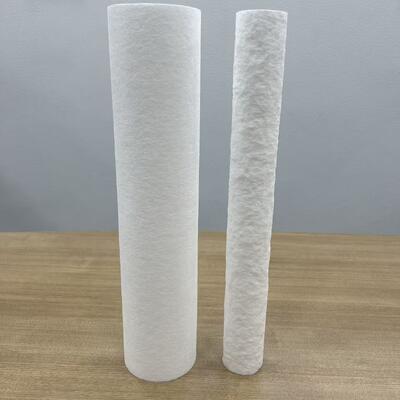 20ich Melt Blown Filter Cartridge with Graded Pore Density and ISO9001 Certification for Water Purification