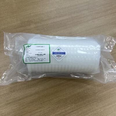 130mm Outer Diameter Pleated Filter Cartridge with High Flow 200L/min and 2m2 Filtration Area