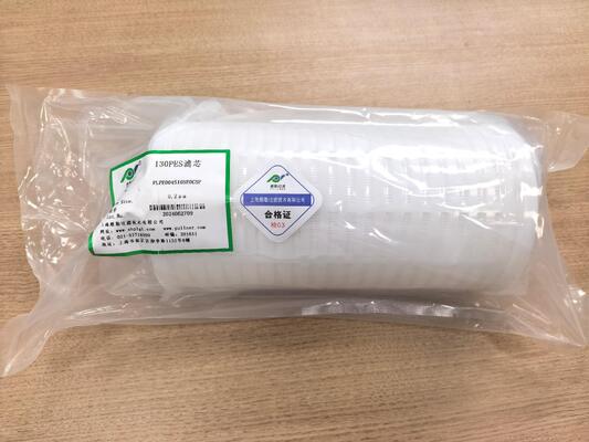 130 Series High Flow Filter Cartridge with 2.2 m² Filtration Area and 200 L/min Flow Capacity for Wet Process Filtration