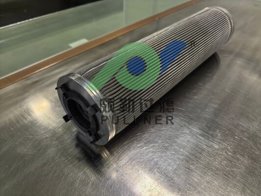 Customized Filter End Cap: 10 inch 316L Stainless Steel Pleated Filter Cartridge Sintered Fiber Felt for High Temperature Industrial Filtration