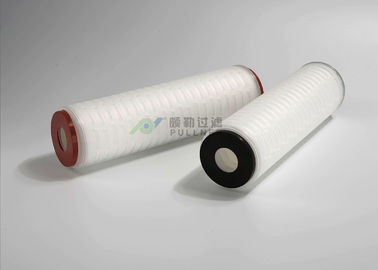 Nylon Micro Pleated Membrane Filter Cartridge Pharmaceuticals 0.22um 10&quot;