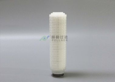 Sterile PTFE Pleated Pharmaceutical Filters Air Gas Filter Cartridge OD 2.7&quot;