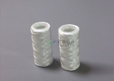 120℃ Glass Fiber Water Filter Cartridges , Wound Polypropylene Filter Cartridge RO