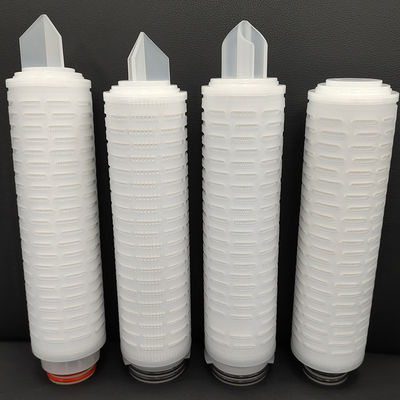 10 Inch Pleated Filter Cartridge 0.45 Micron 2.5 Inch Pp Pleated Filter Cartridge