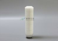 Sterile PTFE Pleated Pharmaceutical Filters Air Gas Filter Cartridge OD 2.7"