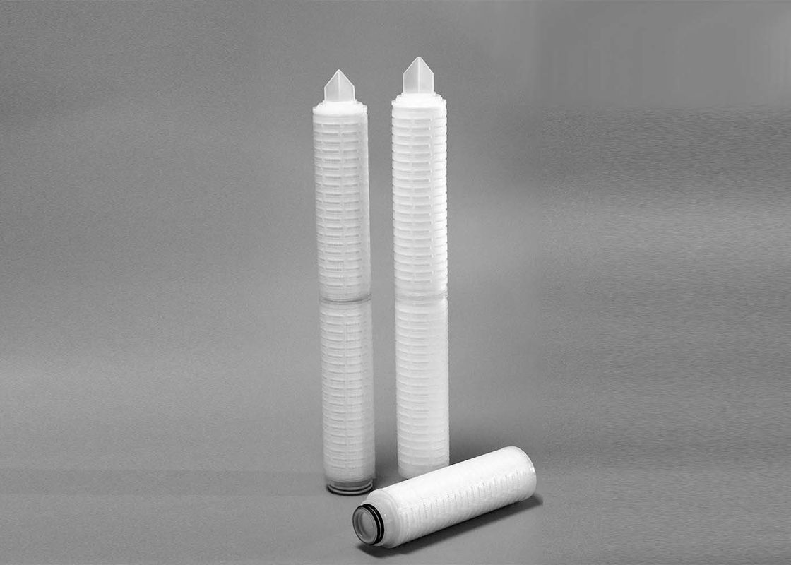 OD 69mm Pharmaceutical Filters Sterile PTFE Micron Pleated Cartridge OEM