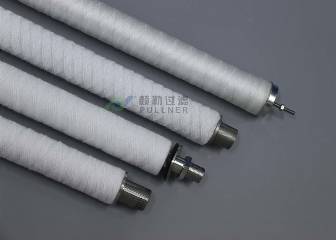 Backflushable 5micron PP String Wound Filters iron removal with or without resin precoat filter element