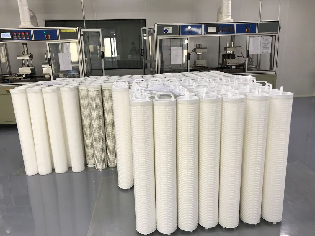 Seawater Desalination China Manufacturer PHF Series PP High Flow Pleated Filter EPDM Seal Cartridge Filter