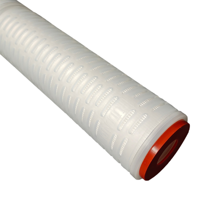 10 Inch Length PP Pleated Filter Construction Pleated Max Operating Temperature 82C