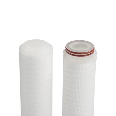 PTFE Membrane Filter Cartridge with 0.01um Solid Particles Interception and 99.99% Efficiency for High Flow Gas Filtration