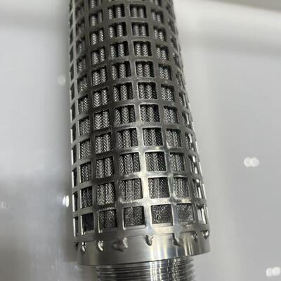 High Temperature Resistant 316L Stainless Steel Fiber Felt Pleated Filter Cartridge with Large Filtration Area