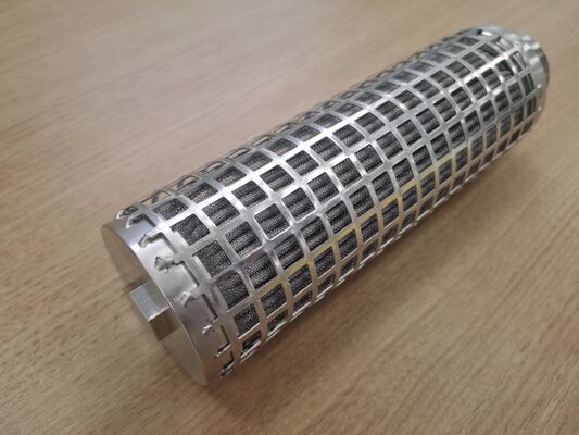 316L Stainless Steel Pleated Filter Cartridge with Large Filtration Area and High Temperature Resistance