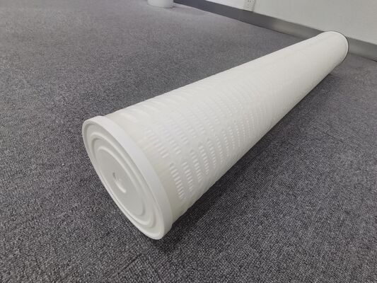60 Inches High Flow Filter Cartridge with Polypropylene Pleated Media for 0.1um-100um Water Filtration