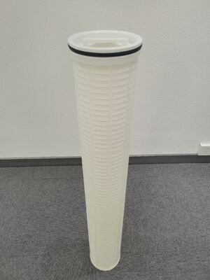 60 Inches High Flow Filter Cartridge with Polypropylene Pleated Media for 0.1um-100um Water Filtration