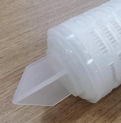40-Inch PTFE Pleated Filter Cartridge with PTFE Membrane for High Flow Rate Chemical and High-Purity Liquid Filtration