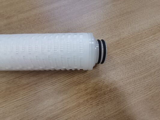 Customized PTFE Pleated Filter Cartridge with PTFE Membrane for High Flow Rate Chemical and High-Purity Liquid Filtration
