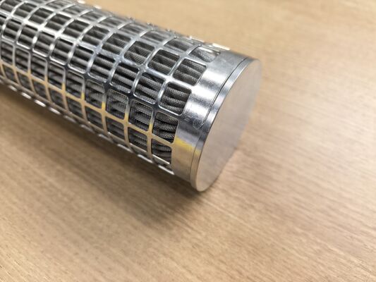 316L Stainless Steel Pleated Filter Cartridge with Large Filtration Area and High Temperature Resistance