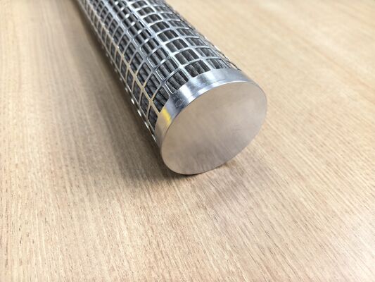 316L Stainless Steel Pleated Filter Cartridge with Large Filtration Area and High Temperature Resistance