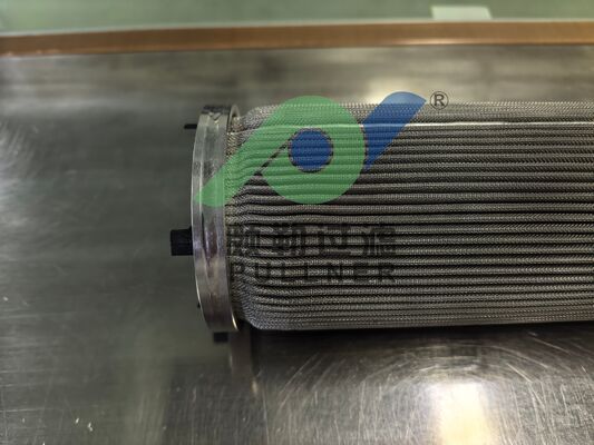 China factory made 10 inch 316L Stainless Steel Pleated Filter Cartridge Sintered Fiber Felt for High Pressure Industrial Filtration