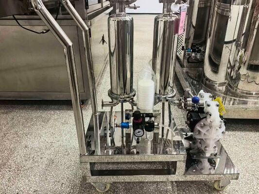 Mobile Dual-Stage Stainless Steel Filtration System for Liquid Filtration and Transfer