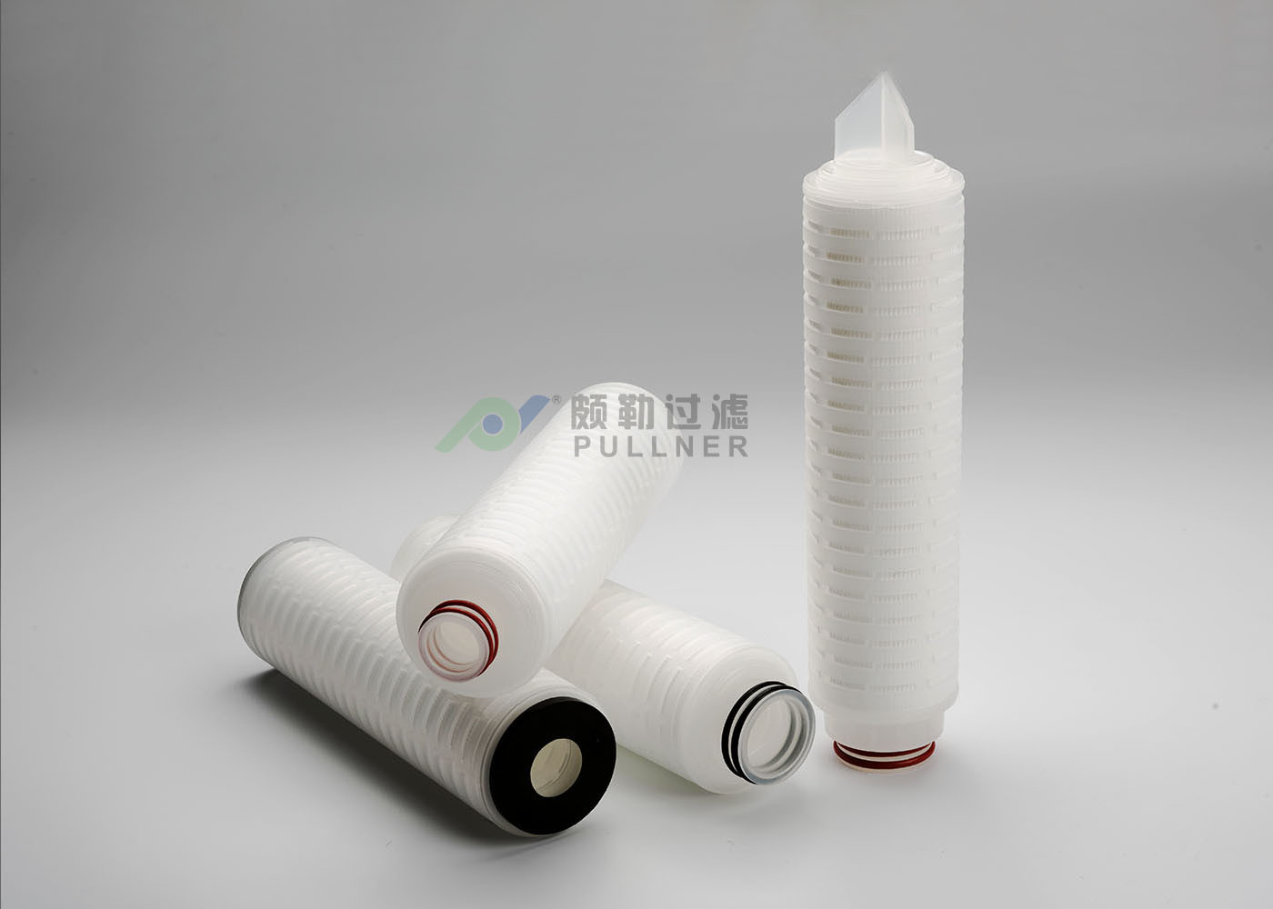 PTFE PES PVDF Nylon Membrane Pleated Filters , Polypropylene Chemical Filter