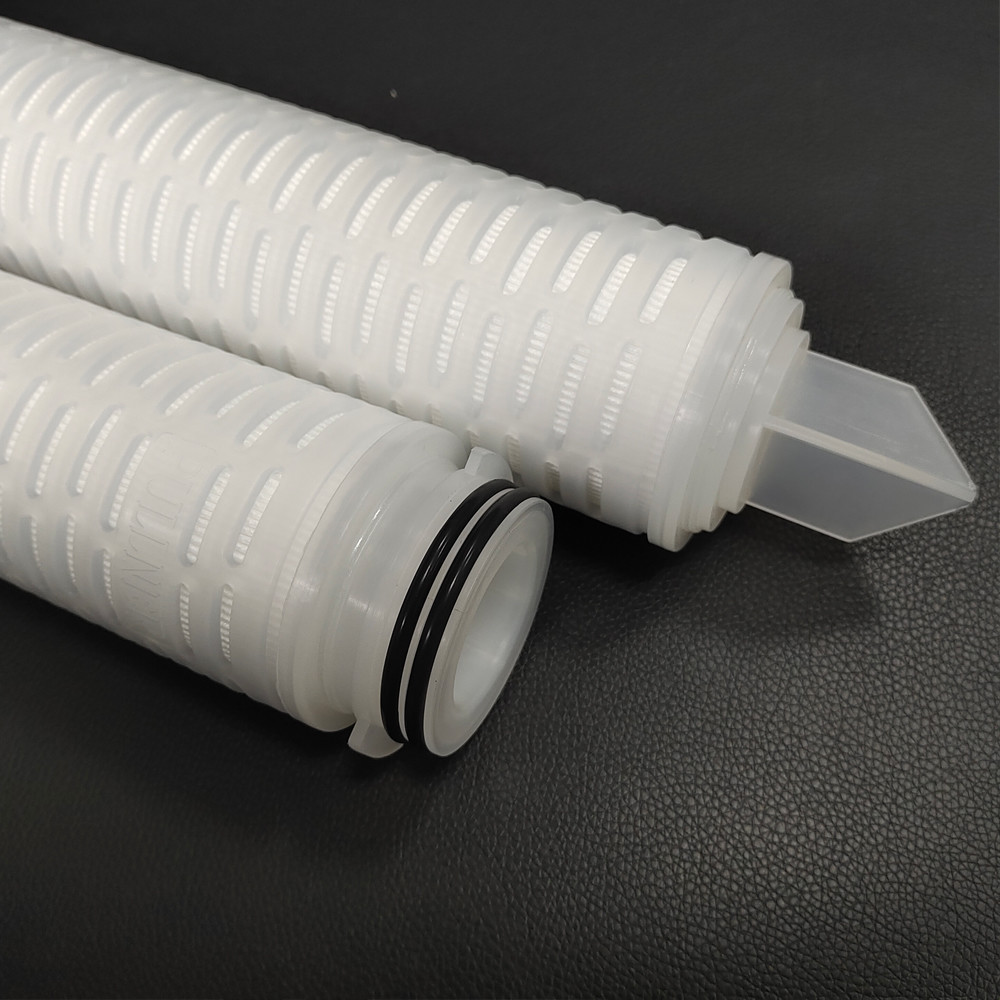 10" 254mm 1.2m3/H Disposable Polypropylene Pleated Membrane Filter